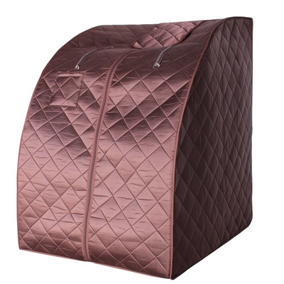 Tek Kişilik Tüm Vücut Taşınabilir Kızılötesi Sauna 700 - 1000W Evde Kullanım