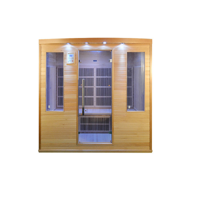 Özel Modern 2700W 4 Kişilik Uzak Kızılötesi Sauna Kapalı