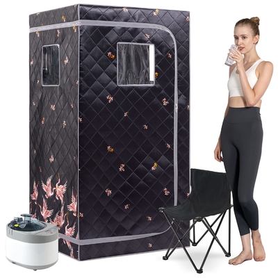 Detox tedavisi için 1500W Tam Vücut Ev Taşınabilir Buhar Sauna Çadırı