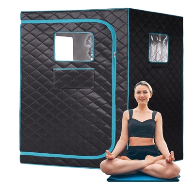 Zaman kontrolü ile 4L taşınabilir buhar sauna çadırı 0-99 dakika