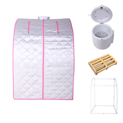 Kapalı Portatif Kişisel Buhar Odası Küçük Tek Kişilik Sauna Çadırı 1050W