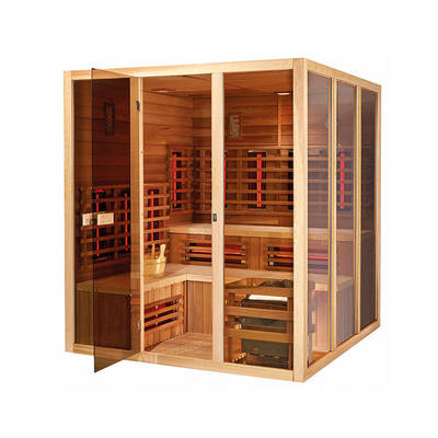5 Kişilik Kızılötesi Buhar Sauna Odası Kanada Baldıran Ağacı