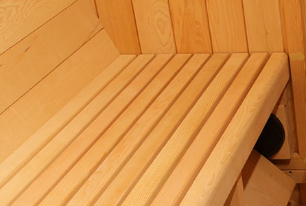 Dış Mekan Masif Ahşap Varil Sauna Hızlı Isıtıyor OEM Kabul Edilebilir