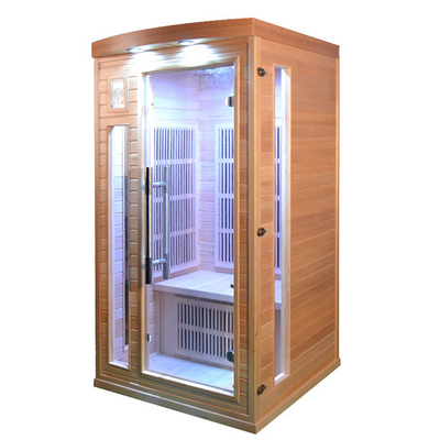 Ev İçin Kapalı Ahşap 1 Kişilik Kızılötesi Sauna