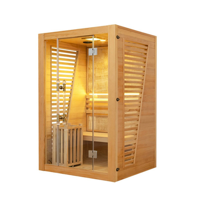 Ahşap Buharlı Sauna 2 Kişilik Kapalı Geleneksel