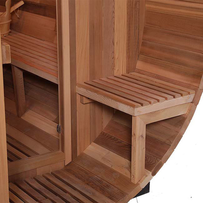 Ahşap Saplı Açık Kızılötesi Varil Sauna Odası
