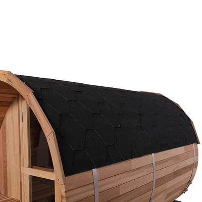 Ahşap Saplı Açık Kızılötesi Varil Sauna Odası