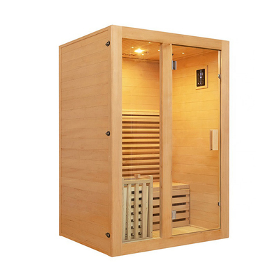 OEM Ahşap Ev Sauna Odaları 1 - 2 Kişilik Kapalı Kullanım İçin Elektrikli