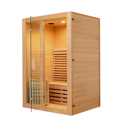 OEM Ahşap Ev Sauna Odaları 1 - 2 Kişilik Kapalı Kullanım İçin Elektrikli