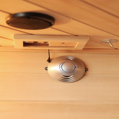 Kırmızı Sedir Ağacı Karbon Panel Ev 4 Kişilik Uzak Kızılötesi Sauna Odası