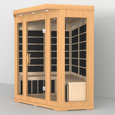 Ev İçin 3 - 5 Kişilik Seramik Isıtıcı 2300W Kızılötesi Kuru Sauna Odası