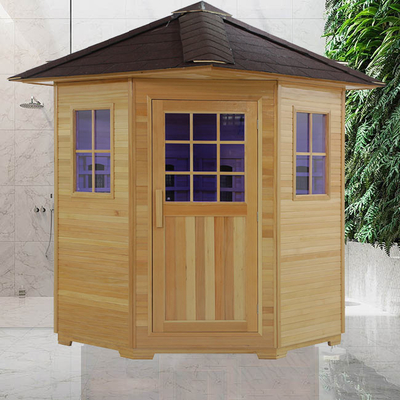 ETL Backyard Kapalı Açık Sauna Buhar Odası 4 Kişilik