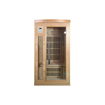 1 Kişilik Kapalı Baldıran Ahşap Uzak Kızılötesi Sauna Odası