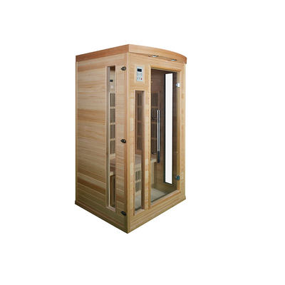 1 Kişilik Kapalı Baldıran Ahşap Uzak Kızılötesi Sauna Odası