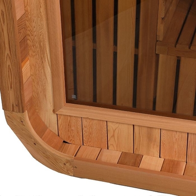 8 Kişilik Kanada Kırmızı Sedir Ahşap Küp Buhar Sauna Odası