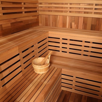 8 Kişilik Kanada Kırmızı Sedir Ahşap Küp Buhar Sauna Odası