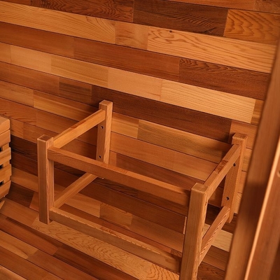 8 Kişilik Kanada Kırmızı Sedir Ahşap Küp Buhar Sauna Odası