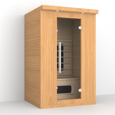 Ahşap Baldıran 2 Kişilik Far Infrared Sauna Odası Düşük Emf 1750W
