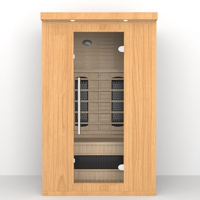 Ahşap Baldıran 2 Kişilik Far Infrared Sauna Odası Düşük Emf 1750W