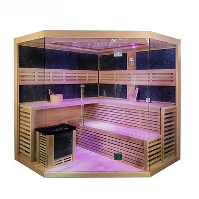 6kw Sobalı Kapalı Buharlı Ev Sauna Odası 4 - 6 Kişilik