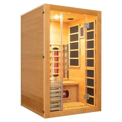 Geleneksel Kombine Kızılötesi Buharlı Sauna 2 Kişilik