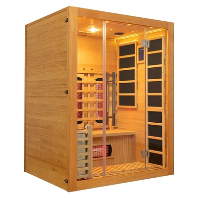 Çıkarılabilir Beauty Spa Kombine Kızılötesi ve Buhar Sauna Odası 3 Kişilik