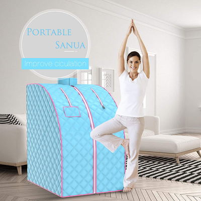 Su Geçirmez Kumaş Katlanır Portatif Buhar Sauna Evde Kullanılmış