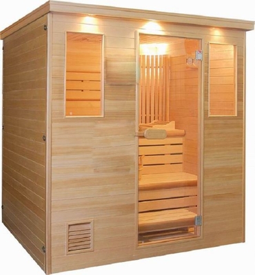 6KW Sobalı Çok Boyutlu İsteğe Bağlı Masif Ahşap Buhar Sauna Odası