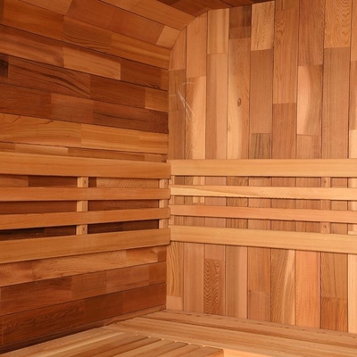 Bluetooth Müzik Sistemi / Tam Cam Kapı ile Düzenlenebilir Havalandırma Sedir Açık Sauna