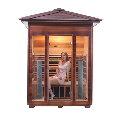 Karbon Panel Isıtıcı Açık Kuru Sauna Kanada Hemlock