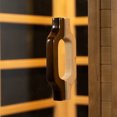 Ev Baldıran Odu Karbon Fiber Isıtma Uzak Kızılötesi Sauna Kabini 2 Kişilik