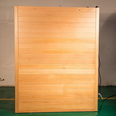 Kanada Hemlock Tam Spektrumlu Kuru Ahşap Kapalı Sauna Odası 3 Kişilik
