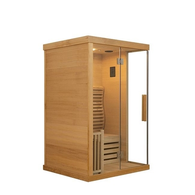 Hemlock Elektrikli Soba Isıtıcı Kapalı Ahşap Buhar Sauna Odası 2 Kişilik