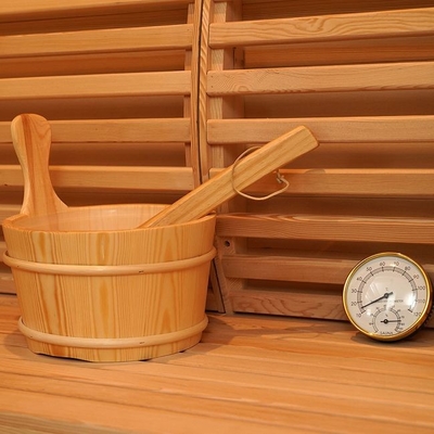 Hemlock Elektrikli Soba Isıtıcı Kapalı Ahşap Buhar Sauna Odası 2 Kişilik