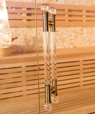 6000W Soba Isıtıcı Kapalı Kullanım Kırmızı Sedir Ağacı Buharlı Sauna Odası 6 Kişilik