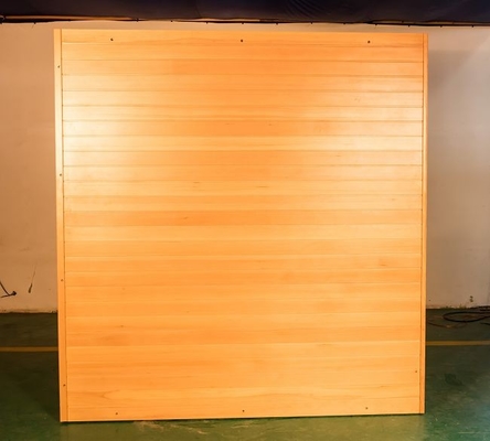 6000W Soba Isıtıcı Kapalı Kullanım Kırmızı Sedir Ağacı Buharlı Sauna Odası 6 Kişilik