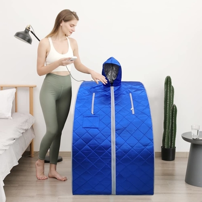 Detoks Gevşeme Kişisel Uzak Kızılötesi Ayak Silindirli Taşınabilir Sauna