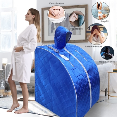 Detoks Gevşeme Kişisel Uzak Kızılötesi Ayak Silindirli Taşınabilir Sauna