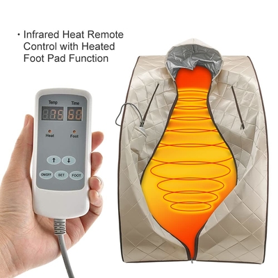 Smartmak 1050W Ev İç Mekan 1 Kişilik Uzak Kızılötesi Şapkalı Sauna Çadırı