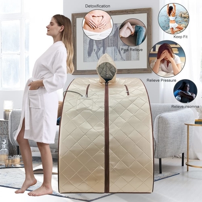 Smartmak 1050W Ev İç Mekan 1 Kişilik Uzak Kızılötesi Şapkalı Sauna Çadırı