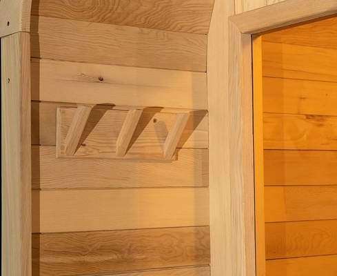 Ahşap Dış Soba Isıtıcı Kare Açık Bahçe Sauna Ev Ticari