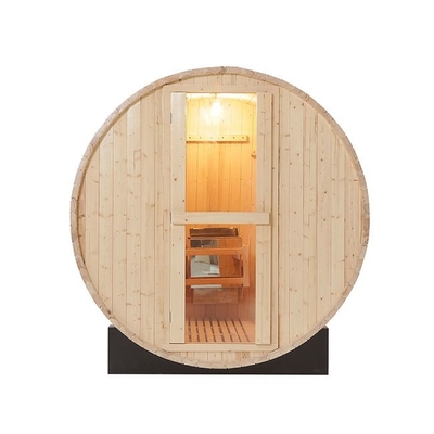 Baldıran otu Ahşap Ev Ticari Dış Mekan Geleneksel Buhar Fıçısı Sauna 6 Kişilik