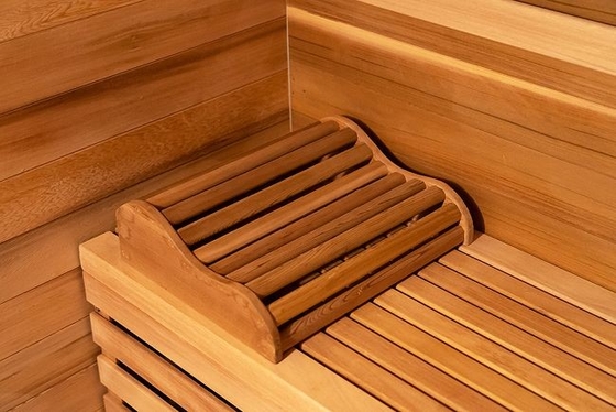 Açık Muhteşem Hemlock Sedir Ağacı 5 - 6 Kişilik Çatılı Buharlı Sauna