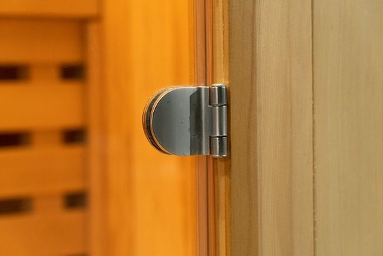 Ev Küçük Ahşap Geleneksel Buhar 2 Kişilik Sauna, 3KW Elektrikli Ocaklı