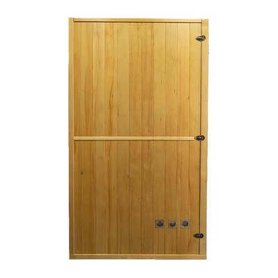Ev Küçük Ahşap Geleneksel Buhar 2 Kişilik Sauna, 3KW Elektrikli Ocaklı
