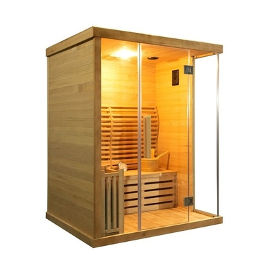 Bilgisayar Kontrolü Hemlock / Cedar Ev Sauna Odası 1750W Güçle