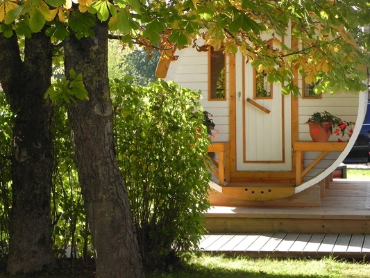 Kuru Açık Fin Sedir Bahçe Ahşap Fıçı Sauna Odası Geleneksel