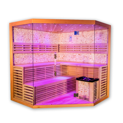 Ozon Jeneratörlü Hemlock Buhar Saunası 1800L*1800W*2100H Mm
