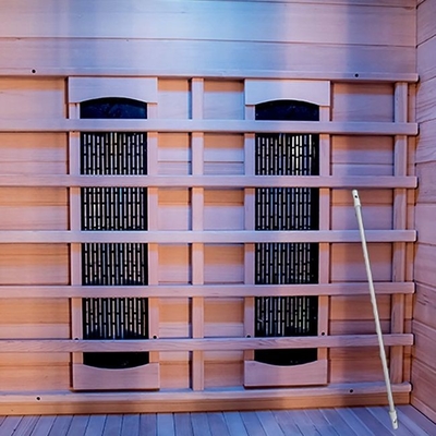 Güvenlik Sistemli Kanadalı Hemlock 2 Kişilik 1750W Ev Sauna Odası