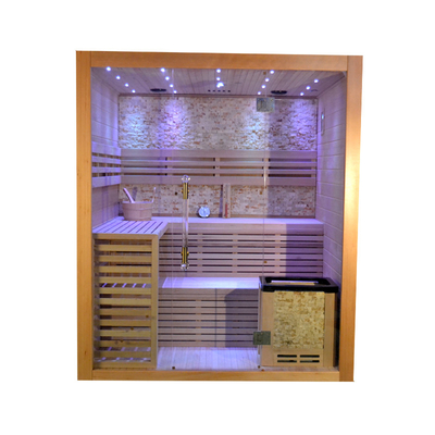 Düşük EMF ve Bluetooth Sesli 4 - 6 Kişilik Premium Buhar Sauna Odası